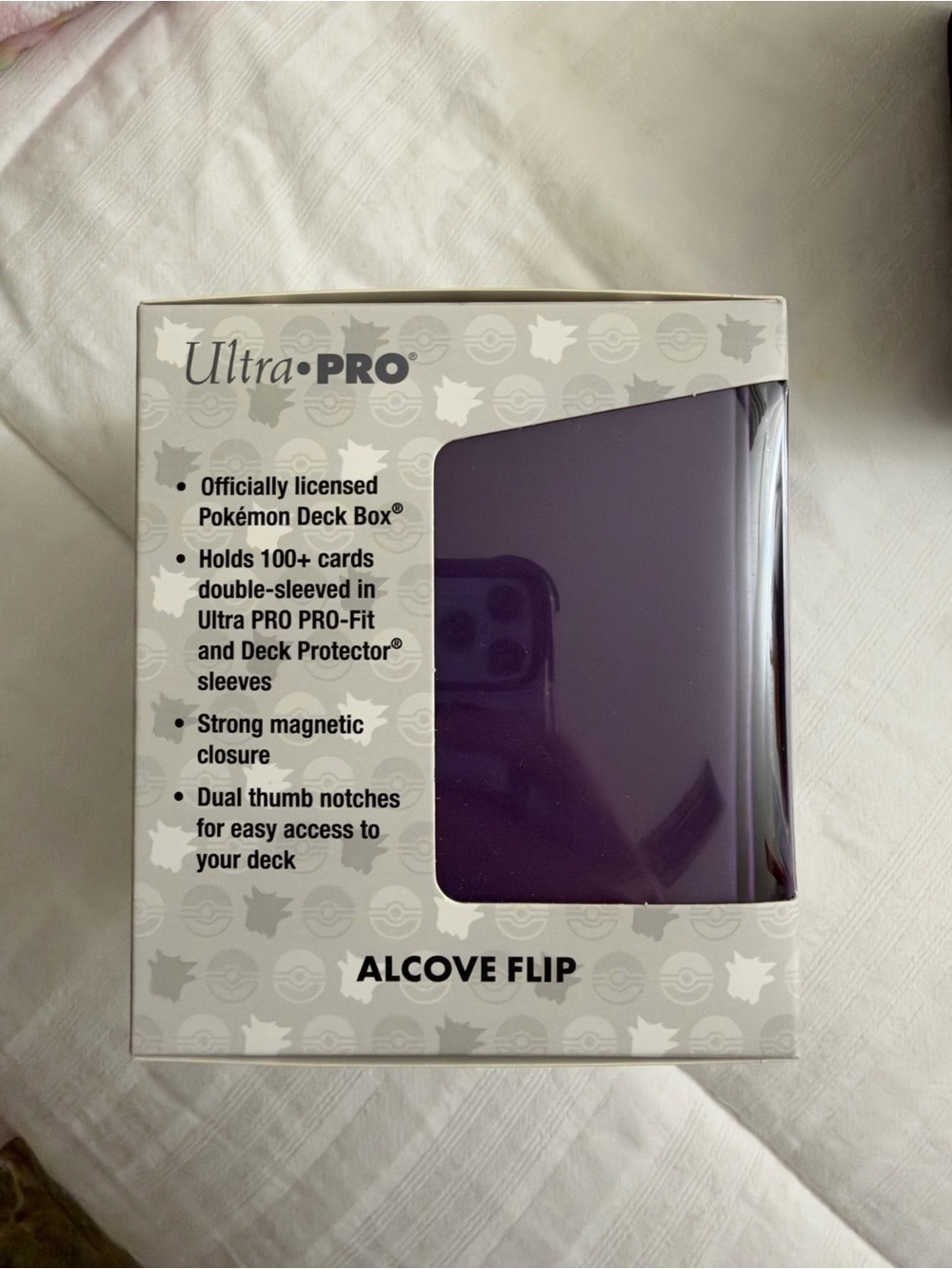 Alcove Flip Pokémon Deck Box - Purple